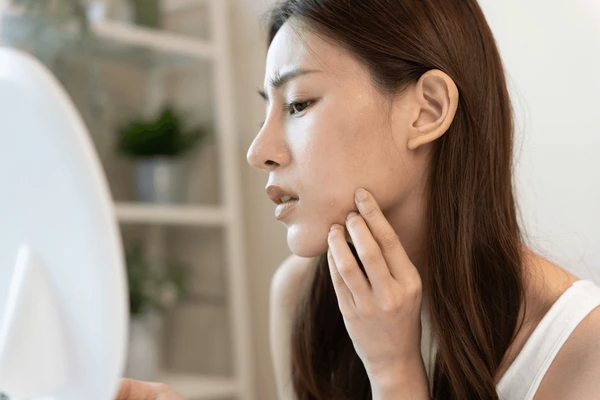 enlarged pores